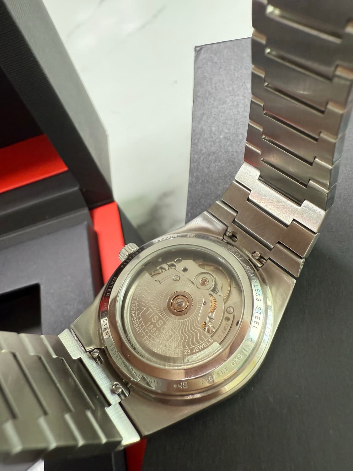 티쏘prx 35m 파워매틱80 아이스블루 팝니다 검판이랑 교환가능 상품이미지3