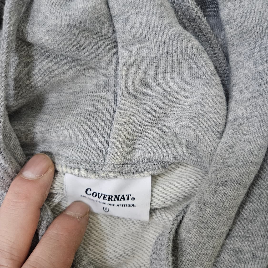 S 커버낫 어센틱 로고 후드티 0303Y 상품이미지4