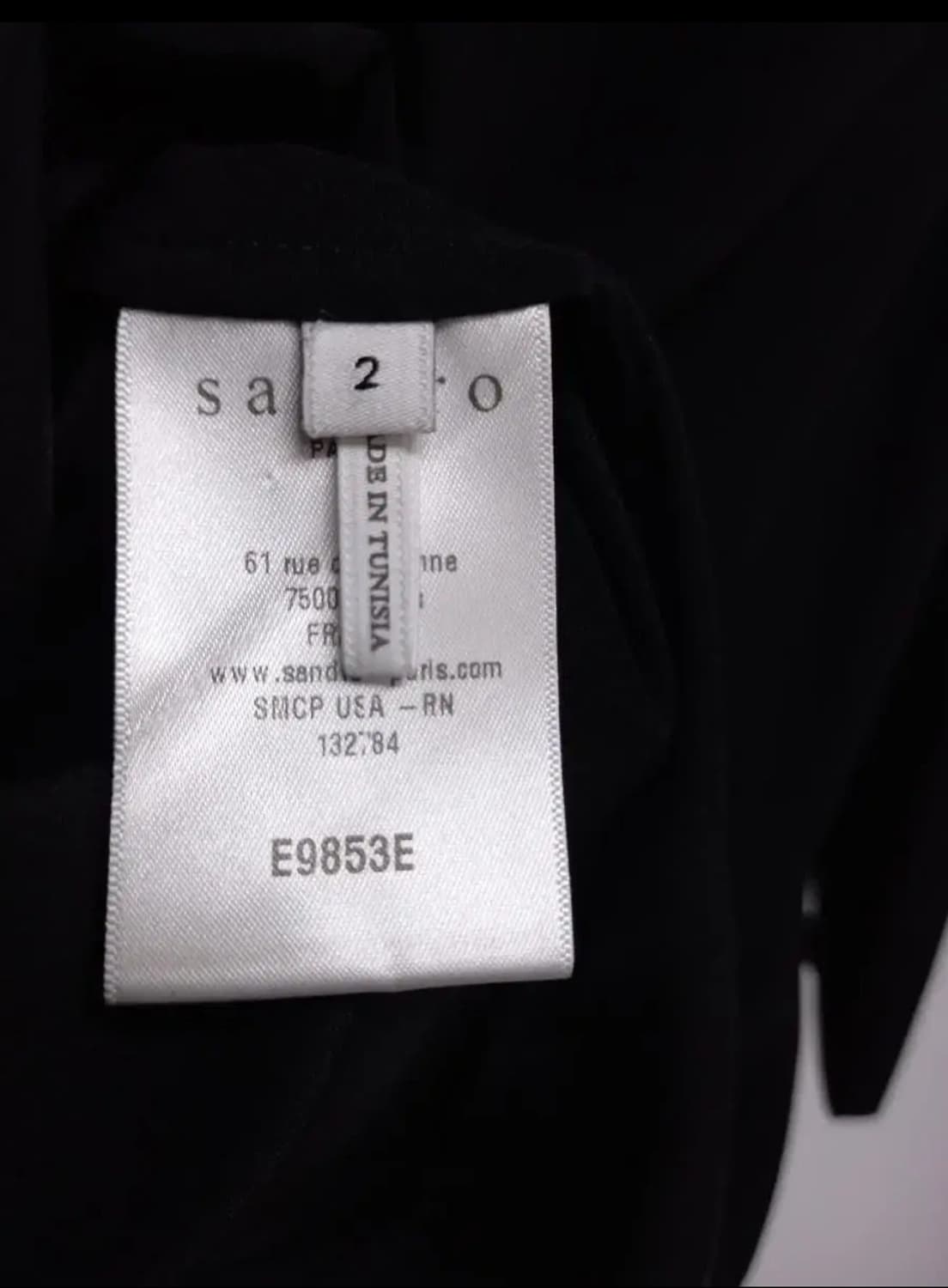 새 SANDRO 산드로 실크 블라우스 66.77 상품이미지10