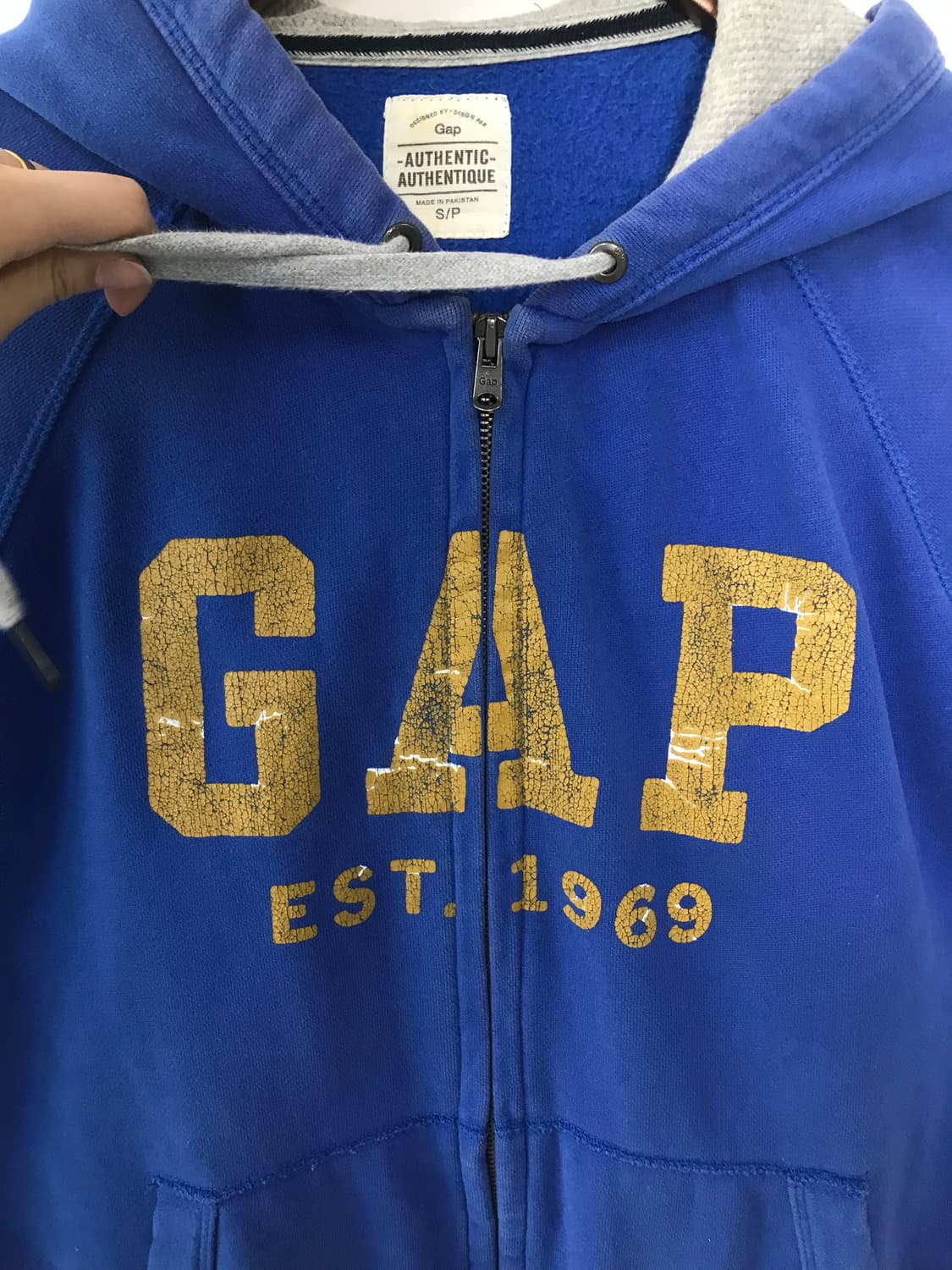 Gap 갭 블루 후드집업 상품이미지4