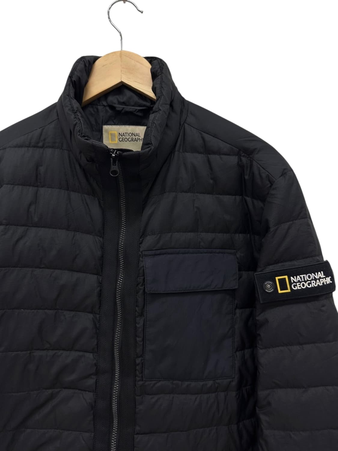 내셔널지오그래픽 구스다운 경량패딩 블랙 (XL) 상품이미지2