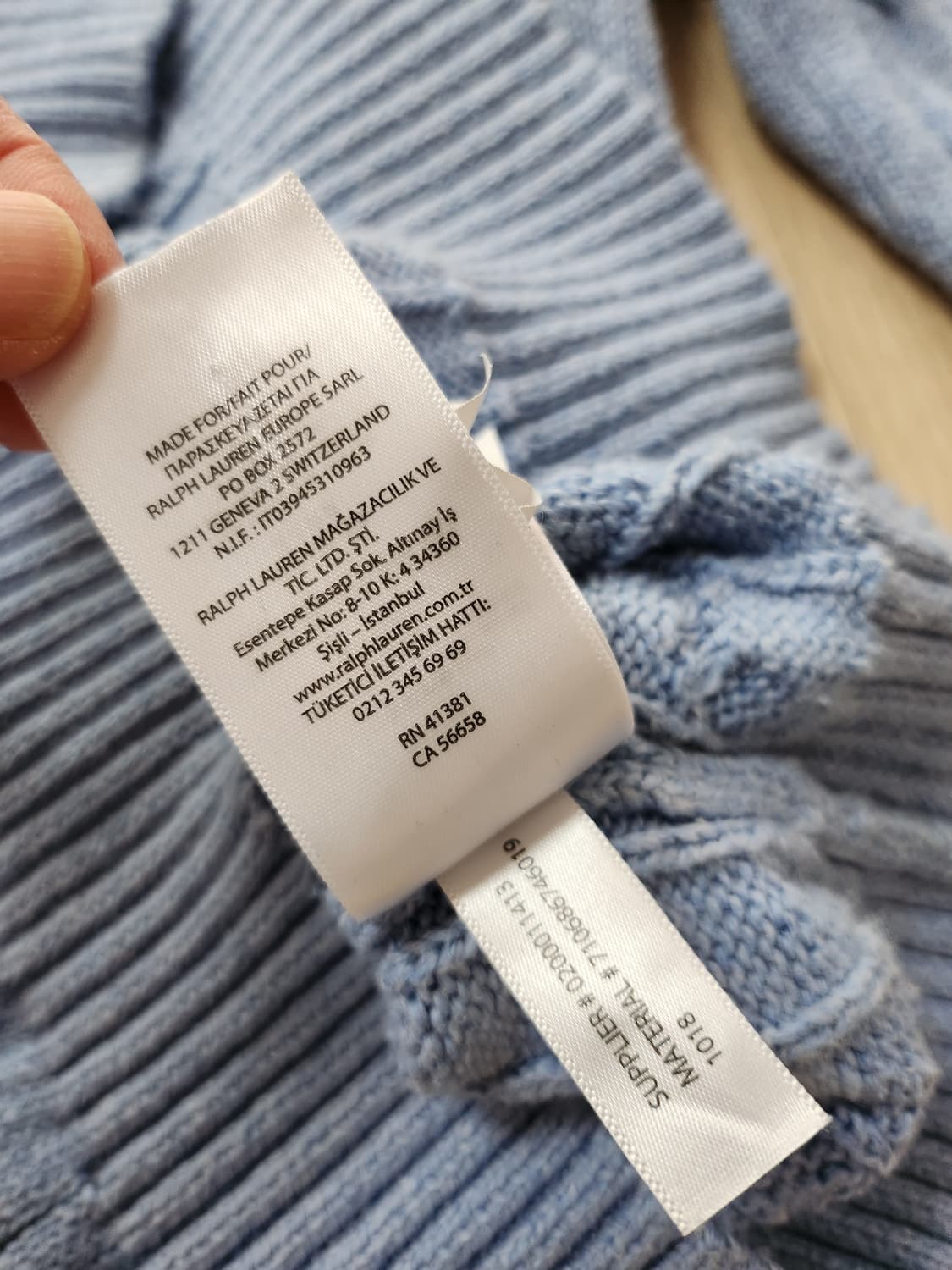 폴로랄프로렌 케이블니트 (M 상품이미지9