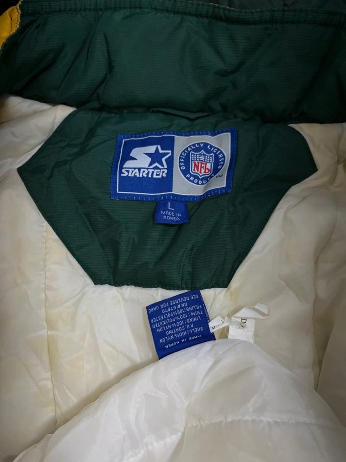 90's 스타터 올드스쿨 NFL 후디 점퍼/#3183 상품이미지9