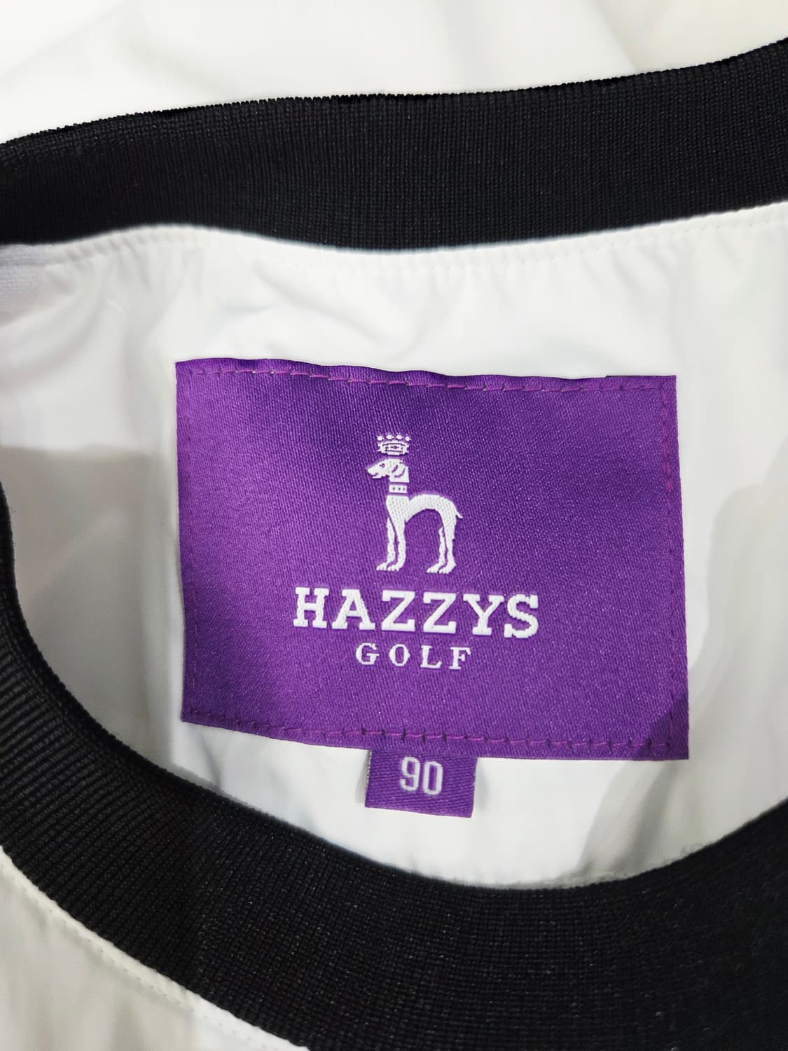 헤지스 화이트 반팔 바람막이 티셔츠_90 상품이미지4