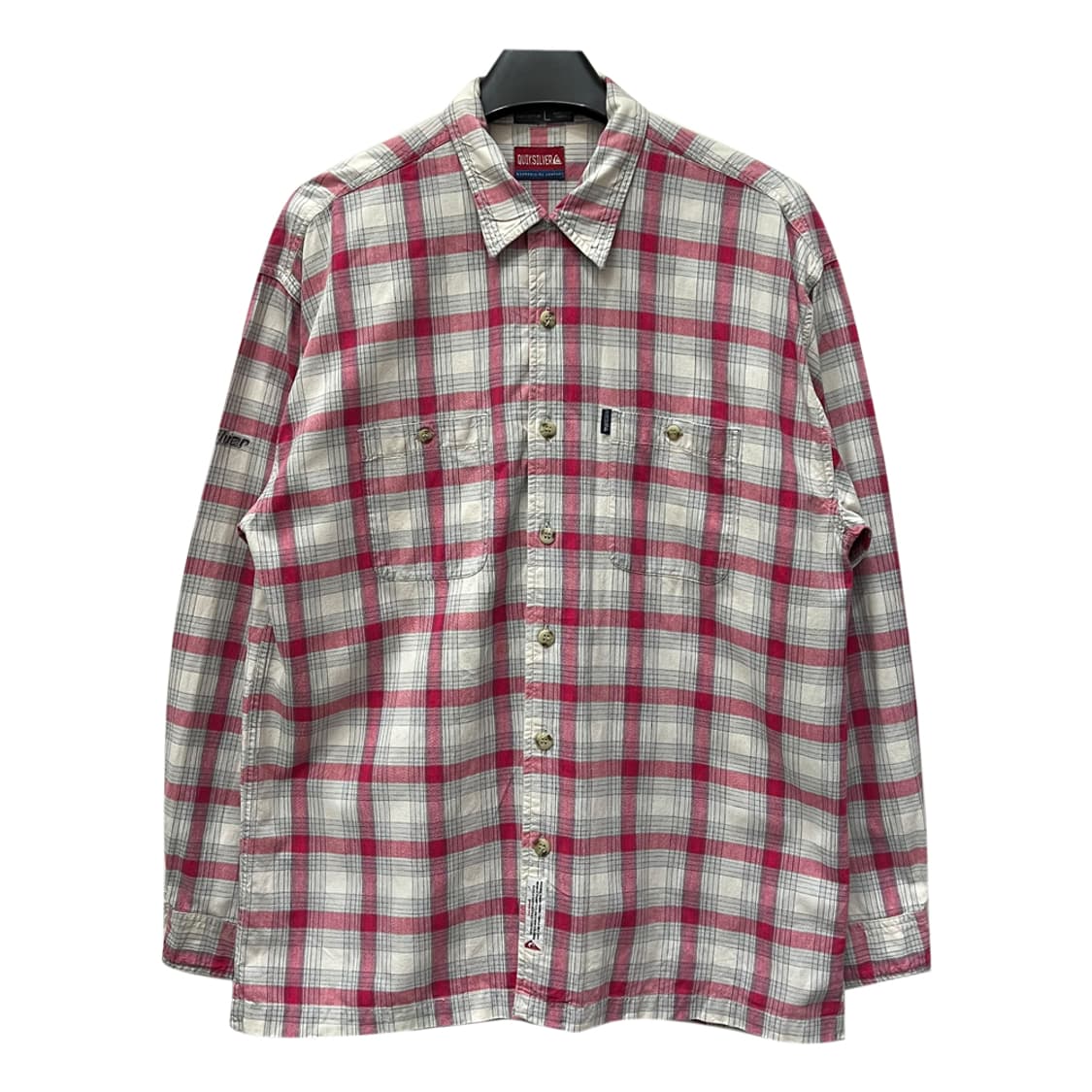 퀵실버 플란넬 셔츠 남방 L 상품이미지1