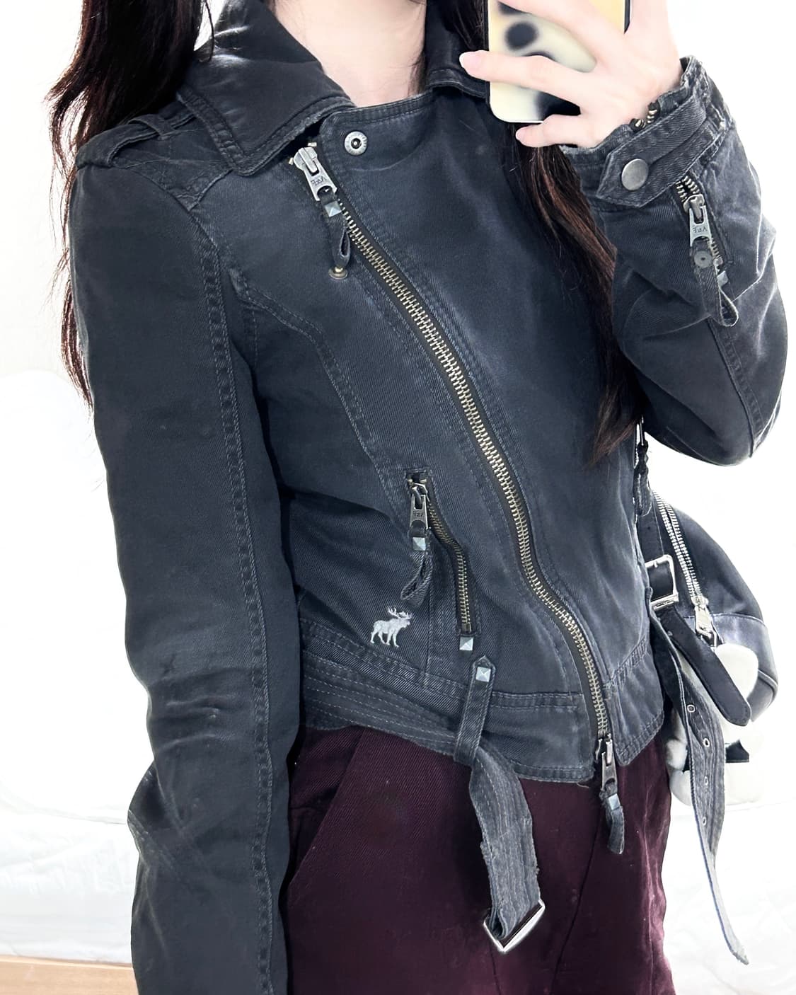 아베크롬비 순록 투웨이 라이더자켓 상품이미지3