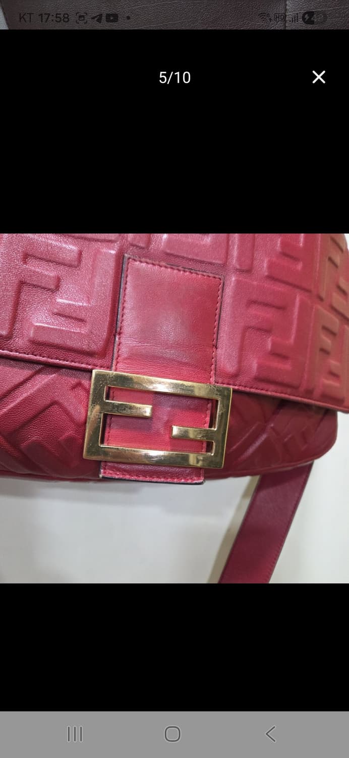 펜디 엠보 바게트 숄더 상품이미지4