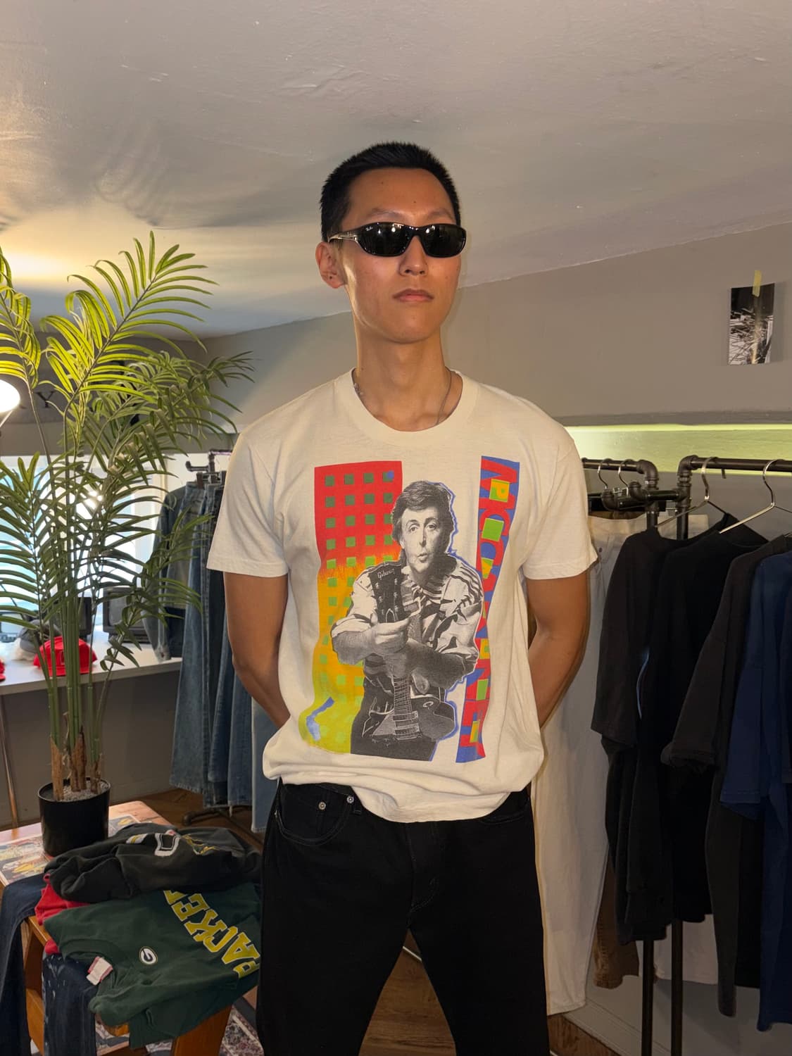 89-90‘s Paul McCartney world tour T-sh 상품이미지2