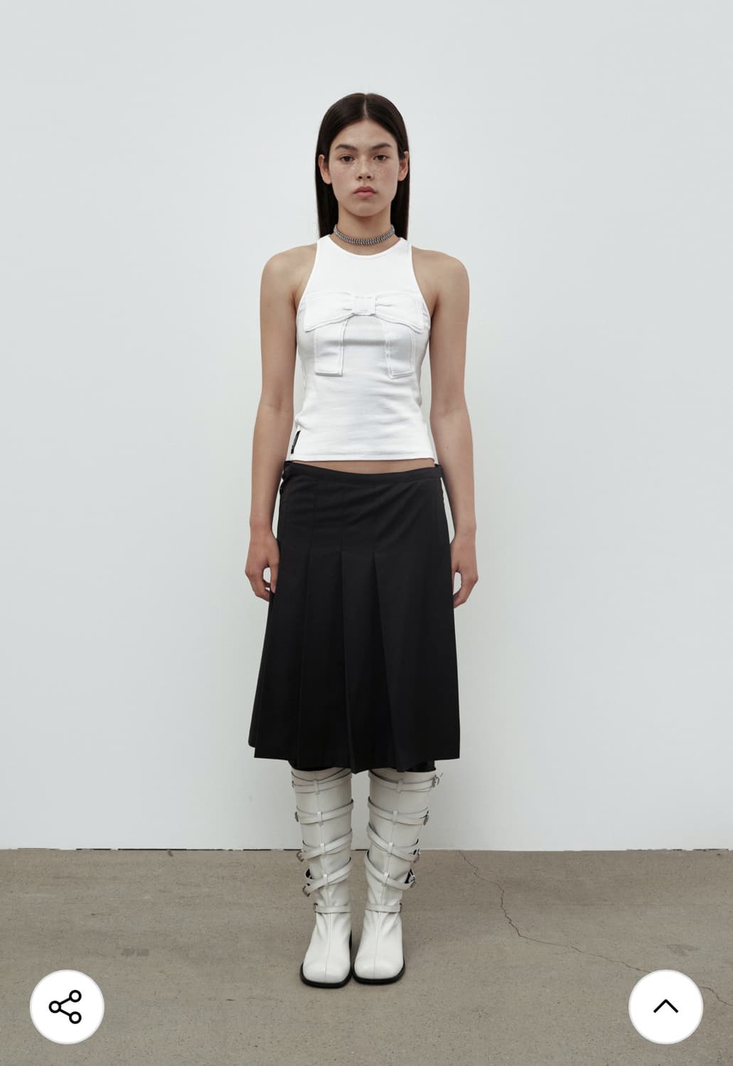 세릭 리본 슬리브리스 CERRIC RIBBON SLEEVELESS  상품이미지4