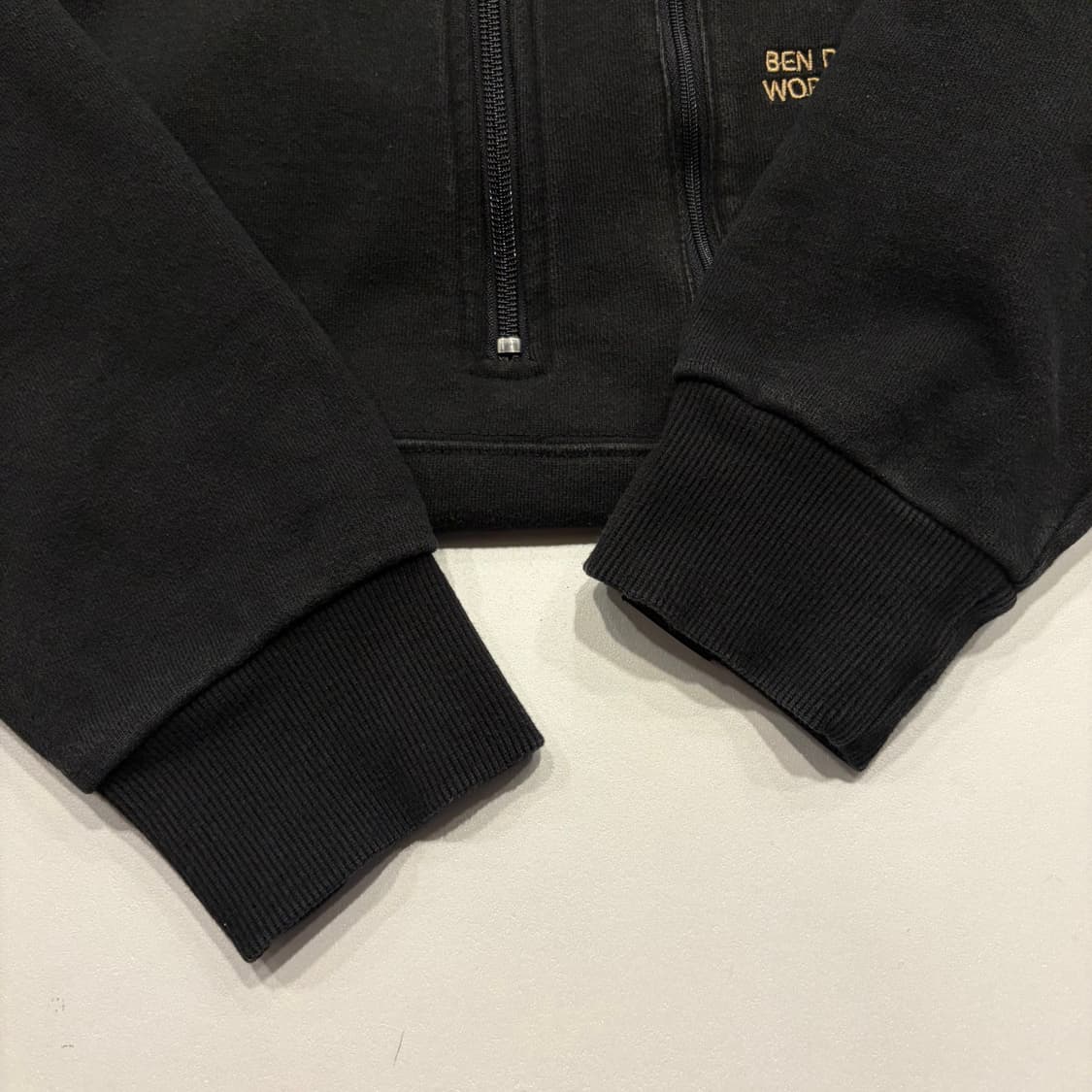 [XL] 벤 데이비스 블랙 백로고 반집업 아노락 맨투맨 B822 상품이미지5