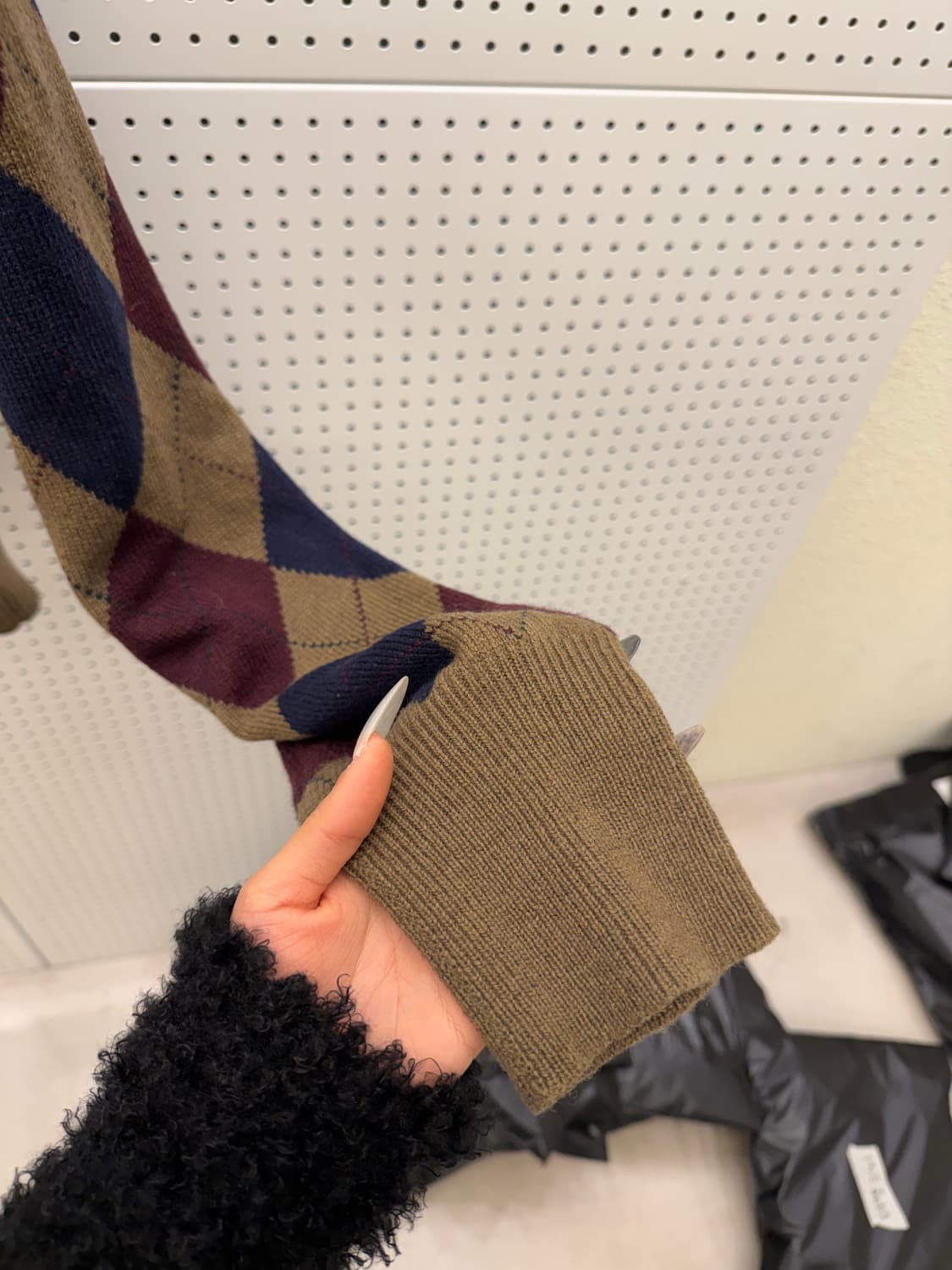 폴로 랄프로렌 램스울 아가일 니트 U1042 상품이미지4