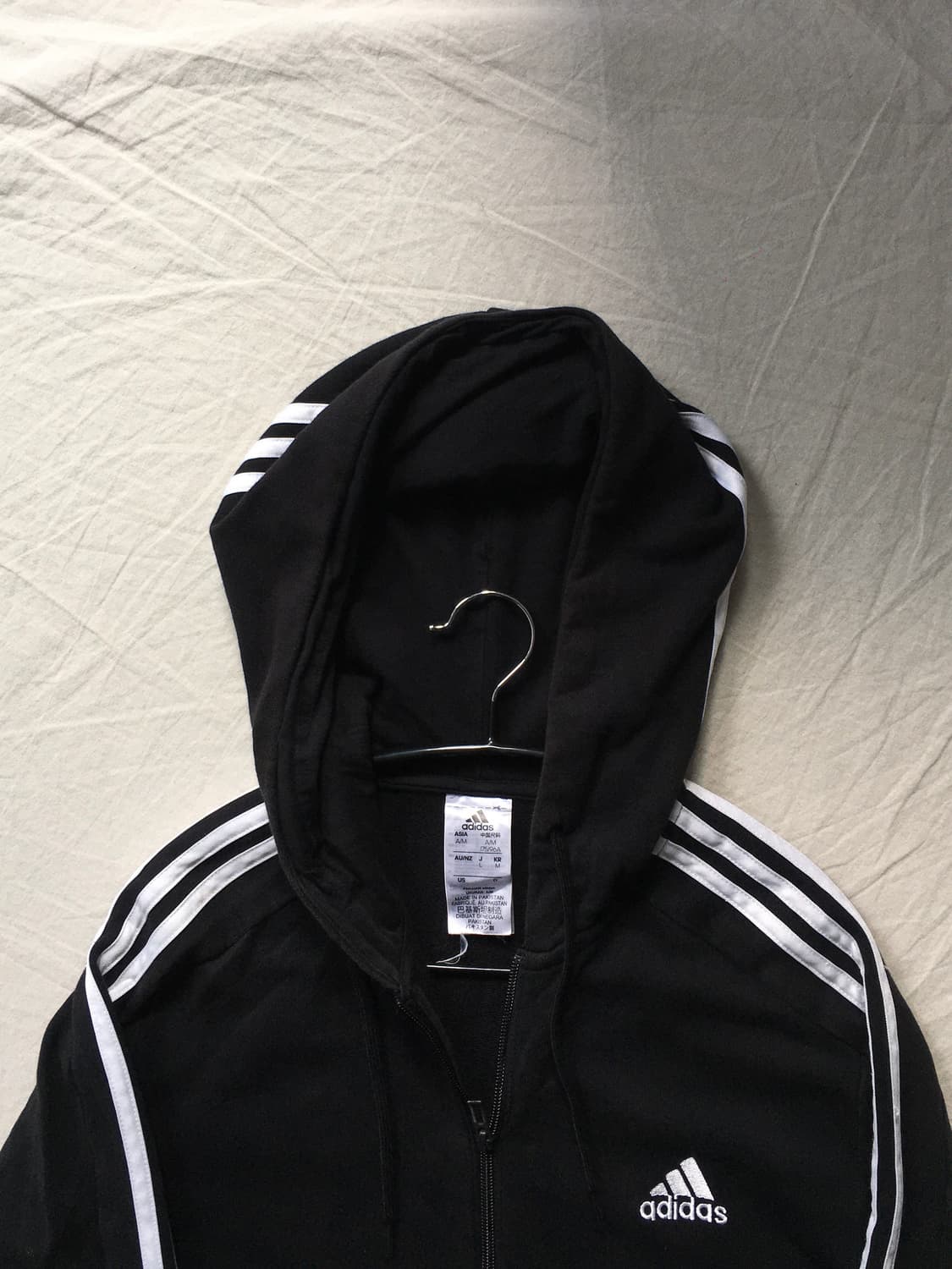 아디다스 삼선라인 후드집업 상품이미지4