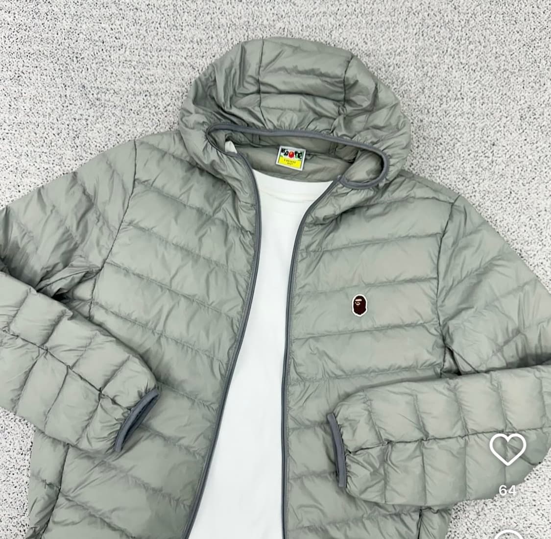 베이프 경량패딩 상품이미지1