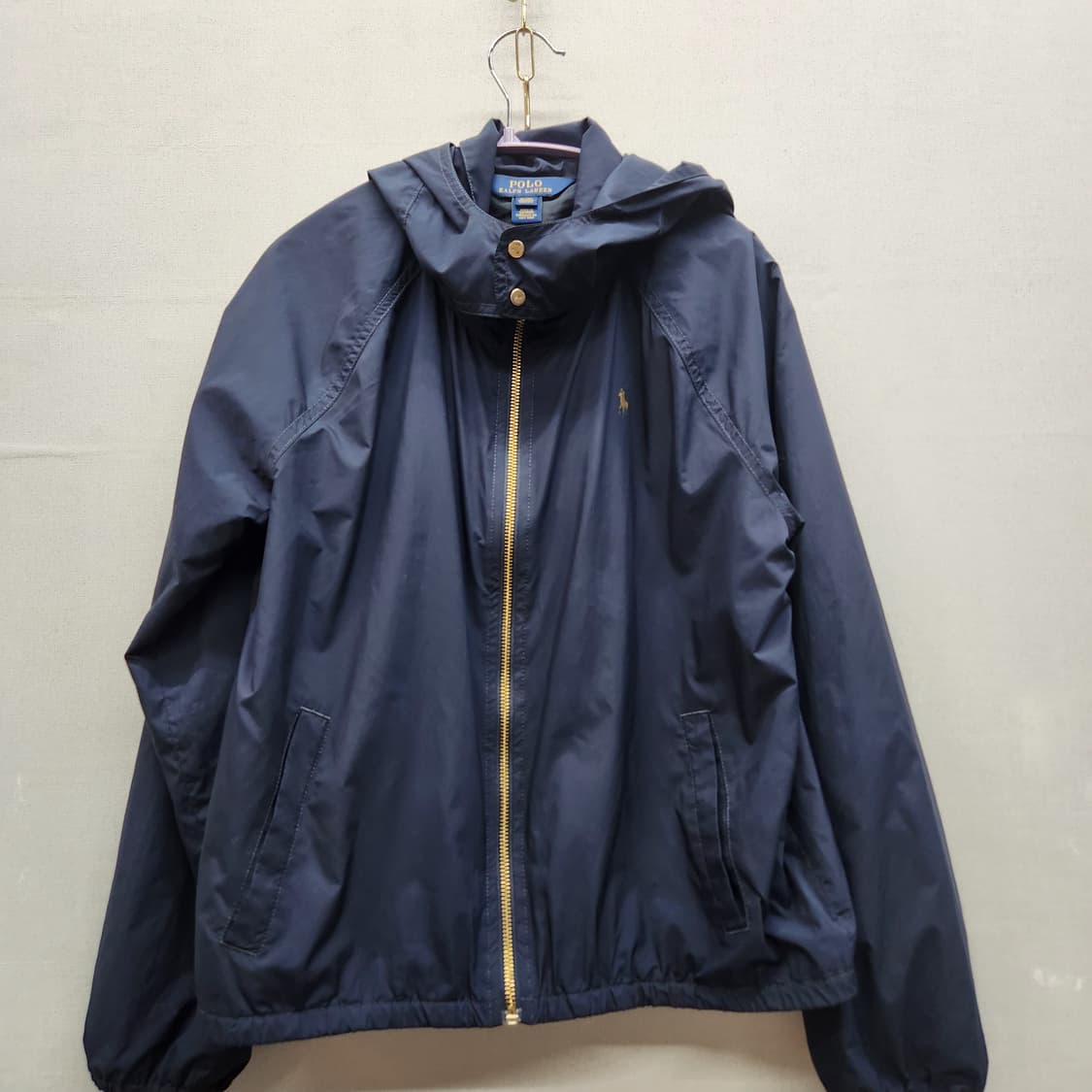 폴로랄프로렌 로고 후드 바람막이 자켓(M) 상품이미지1