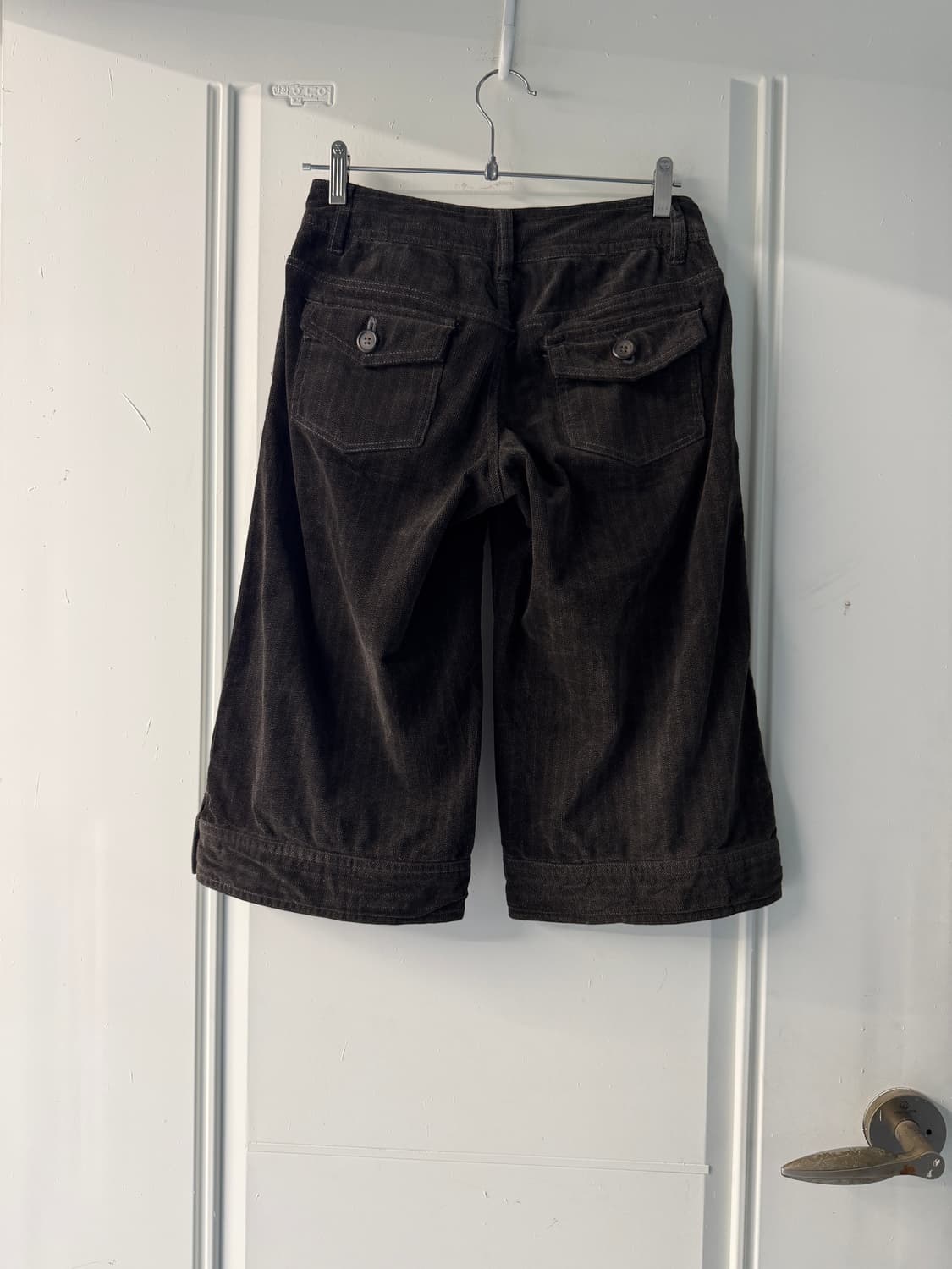 일본빈티지 브라운 벌룬 하프팬츠  상품이미지4