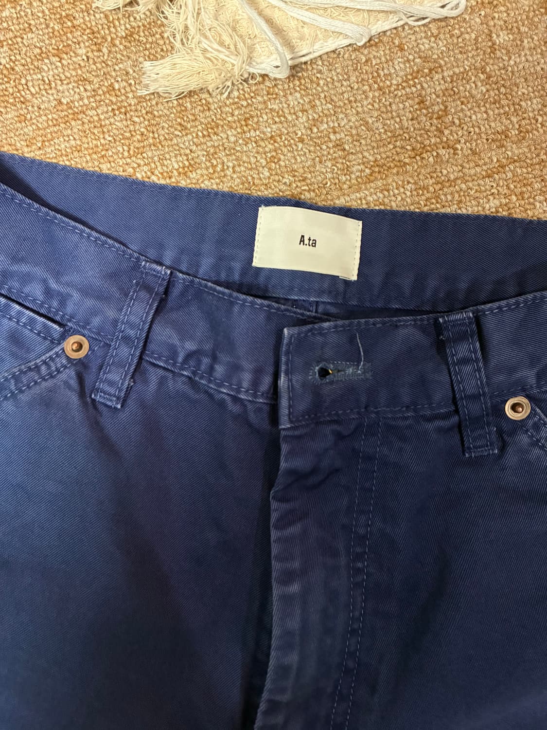 A.ta 카펜터팬츠 블루 S 상품이미지3
