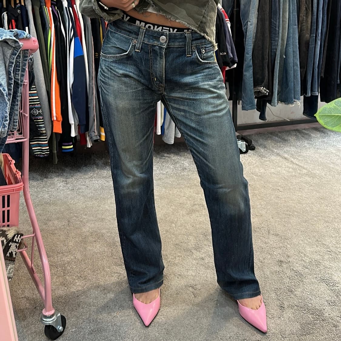 에드윈503 블루트립 레귤러 스트레이트핏 데님 팬츠(29) 상품이미지2