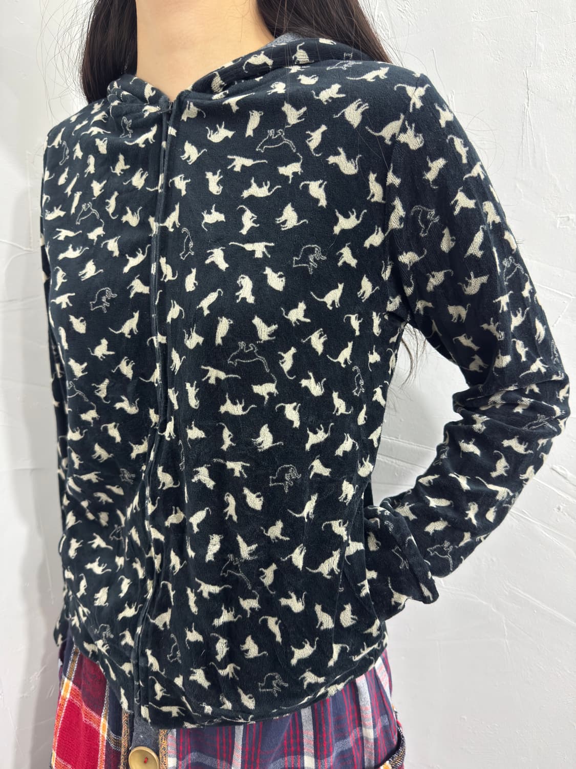 cat hood zipup 상품이미지2