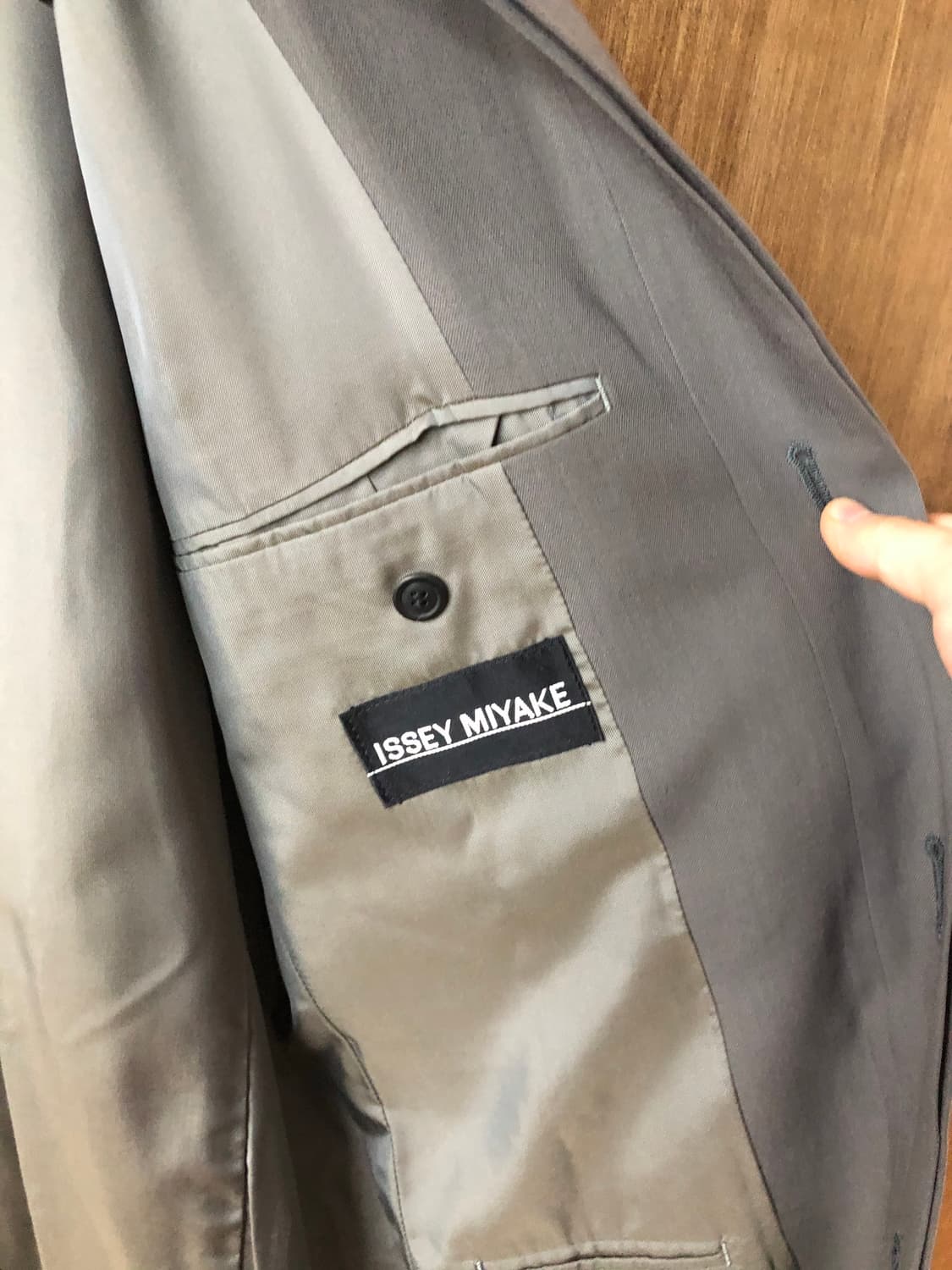 Issey miyake 차이나 카라 블레이저 M 상품이미지4