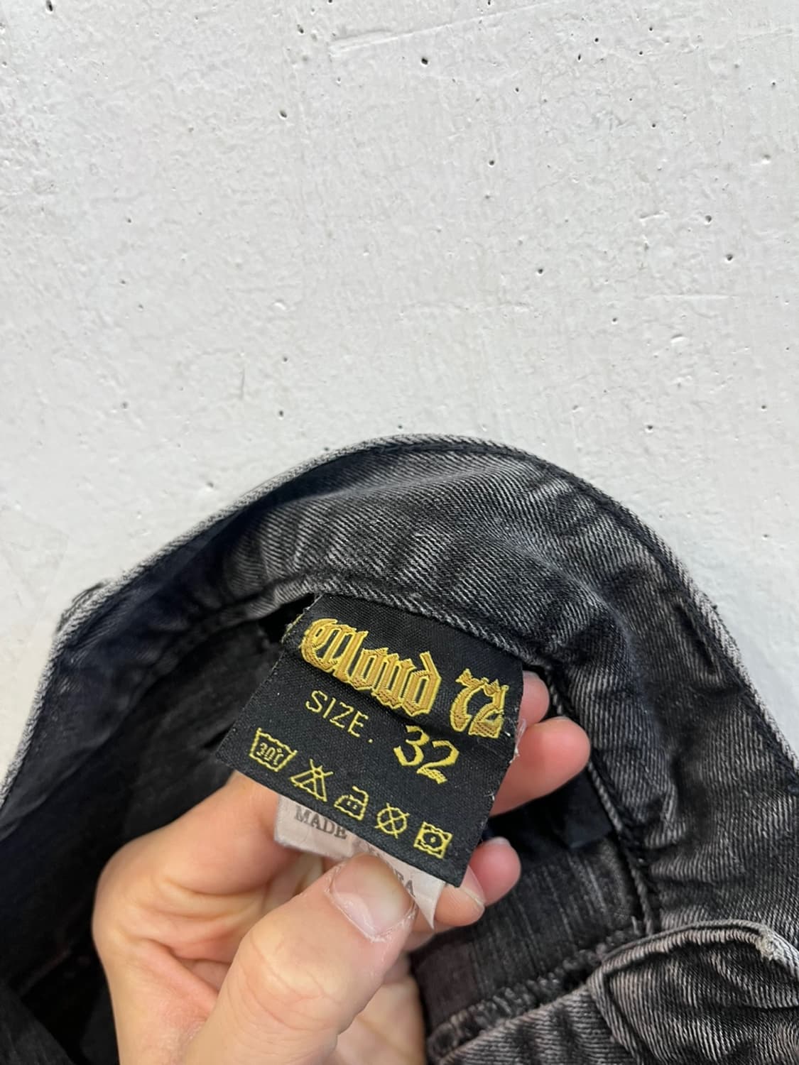 Cloud72 락펑크 락펑크 스컬 디스 데님팬츠 상품이미지9