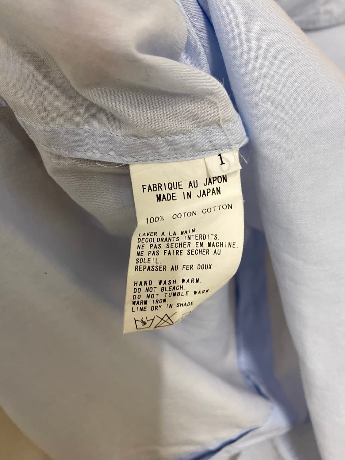 Y'S yohji yamamoto shirts 요지야마모토 셔츠 상품이미지5
