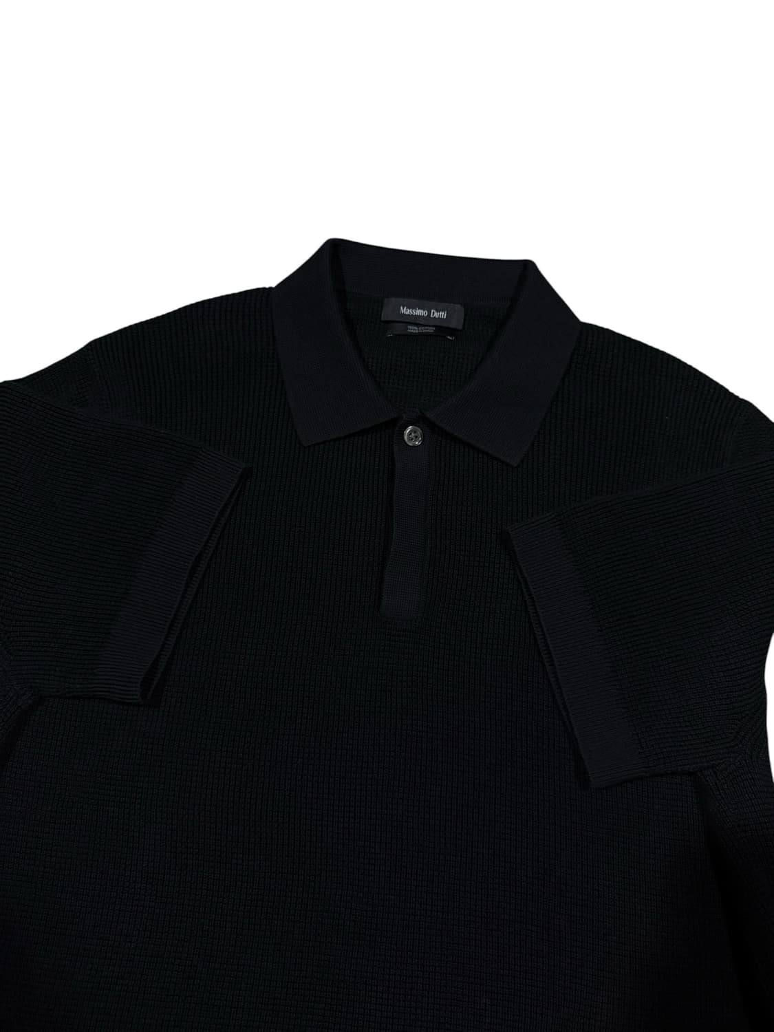 Massimo Dutti 마시모두띠 오픈카라 니트 카라티 상품이미지2