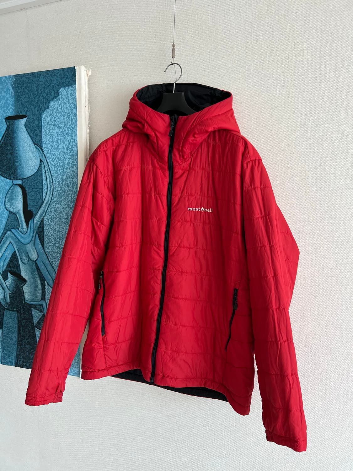재팬 몽벨 리버시블 경량 패딩 L 상품이미지5