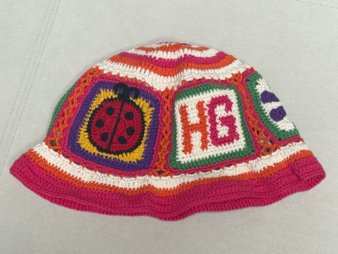 (새상품)히스테릭 글래머 니트 버킷햇 화이트 상품이미지5