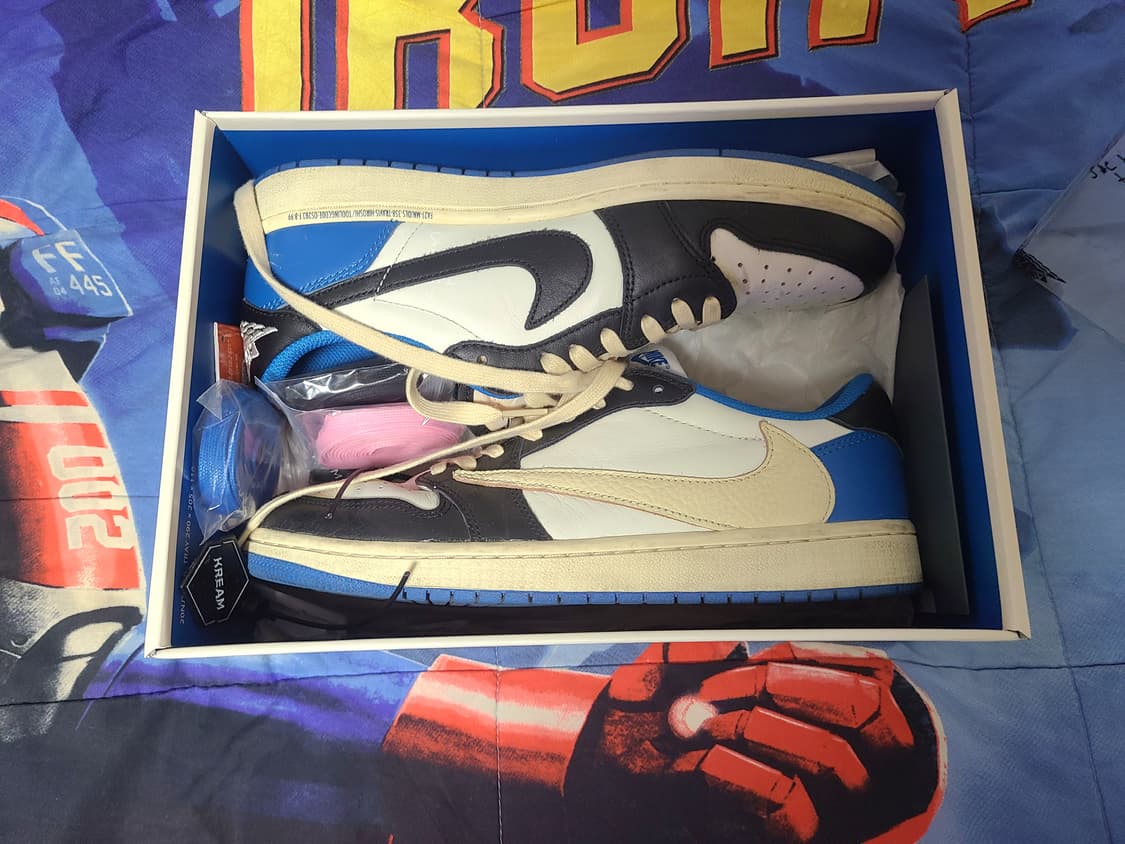 조던1 트래비스 스캇 프라그먼트 레트로 로우 상품이미지5