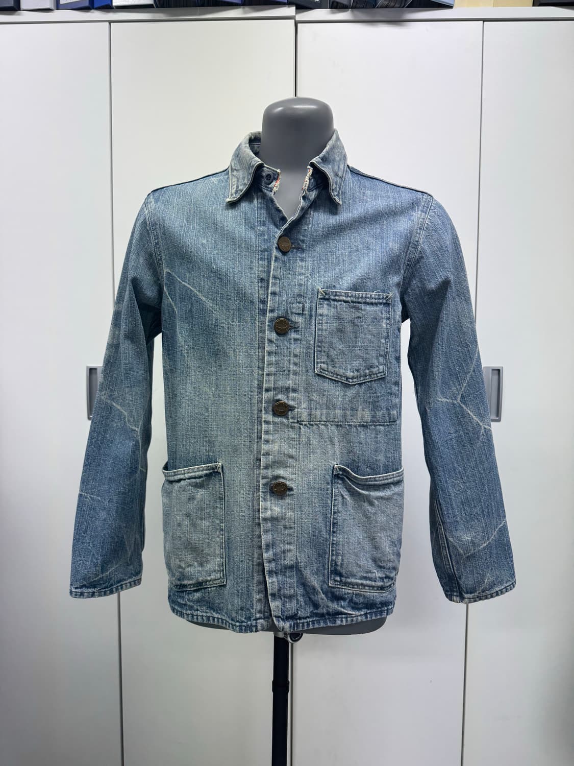 옴니갓 데님 커버올 자켓 2사이즈 상품이미지1