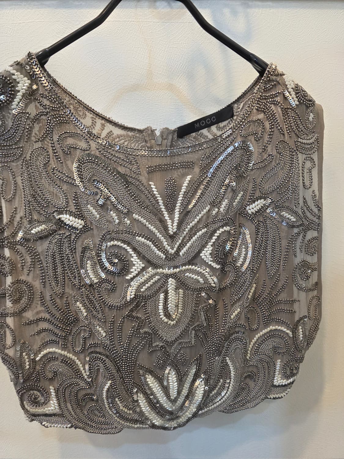 모그 진주비즈 장식 나시겸 베스트 상품이미지5