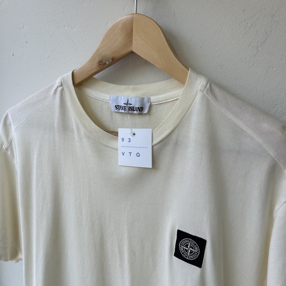14861 - 스톤아일랜드 로고 패치 반팔 티셔츠 상품이미지3