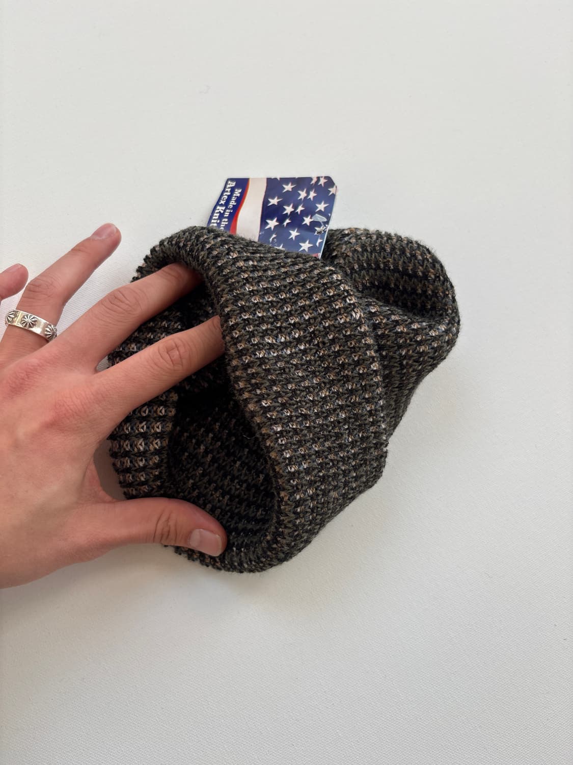 USA KNIT CAP (mixed black) (#006) 상품이미지2