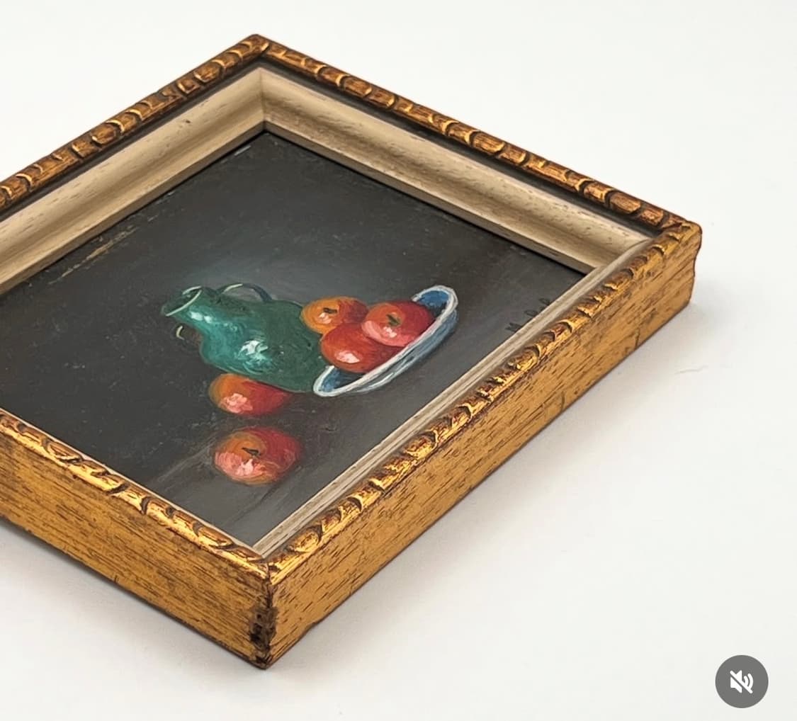 독일 빈티지 유화액자, 오일페인팅 작품 상품이미지5