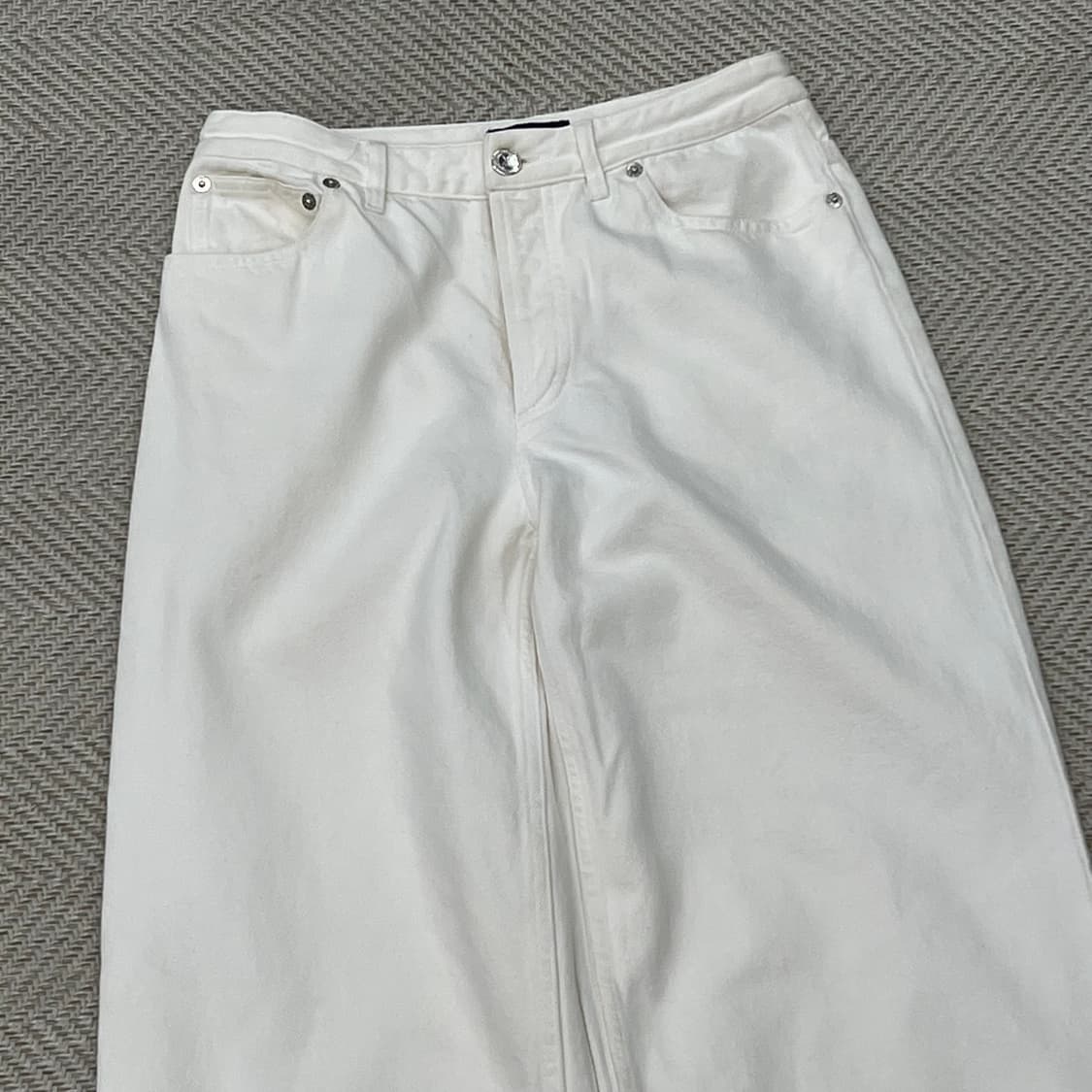 아페쎄 버튼플라이 화이트 팬츠 r3425 상품이미지3