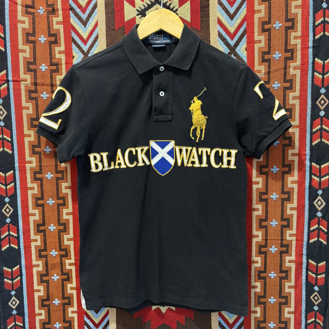 폴로 블랙와치 골드빅포니 카라셔츠 상품이미지4