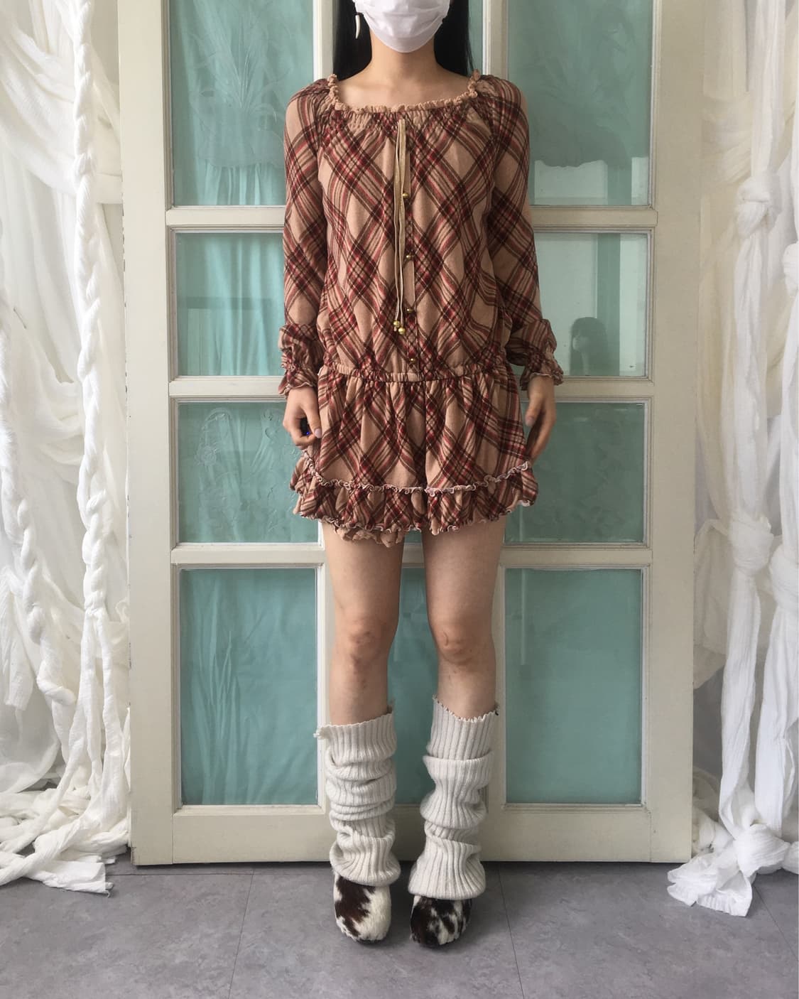 Check pattern onepiece 상품이미지9