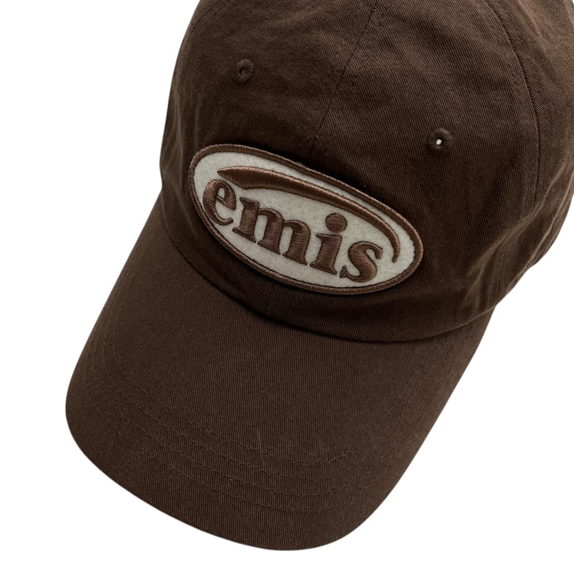 이미스 자수로고 브라운 볼캡 상품이미지8