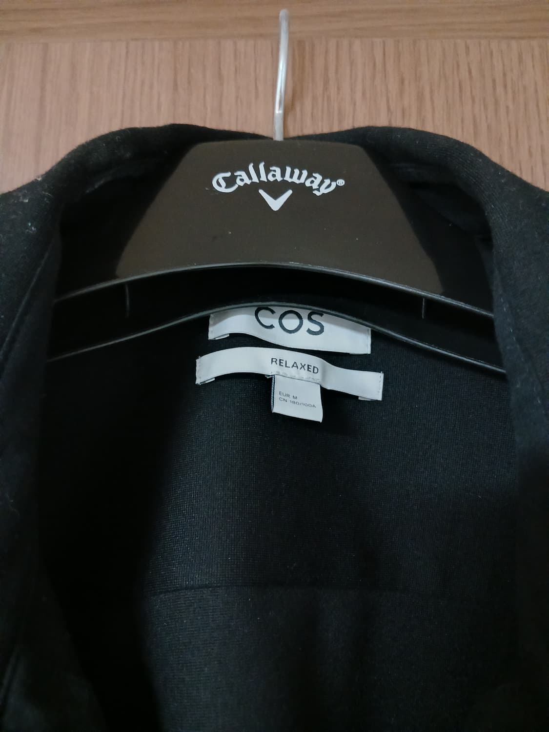 COS 블랙 릴렉스핏 셔츠M 상품이미지5