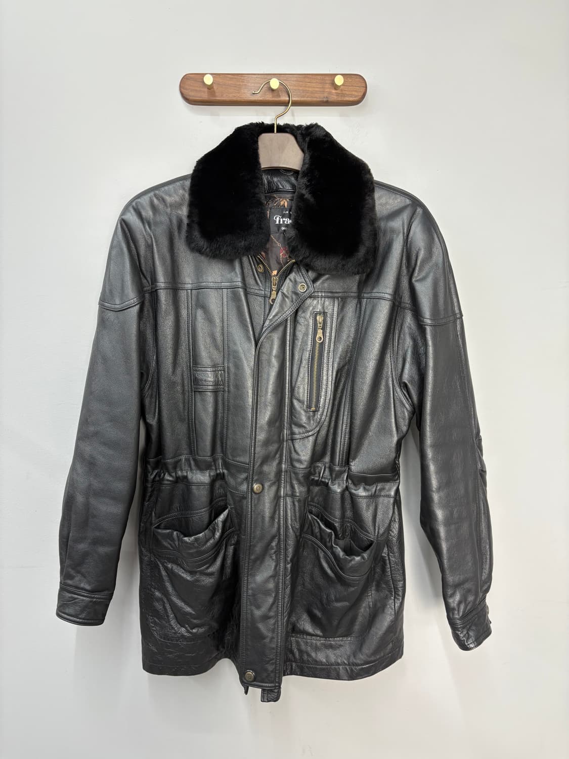 프라도네 모피가죽 퍼카라 자켓 (퍼 탈부착가능) A3141 상품이미지2