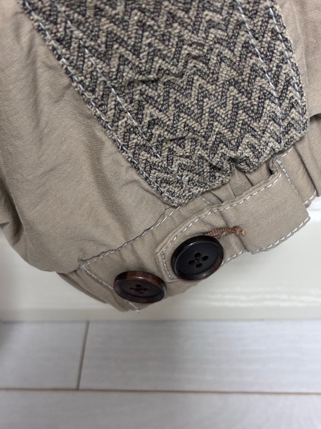 폴리테루 모터사이클 블루종 / 베이지 2 상품이미지7