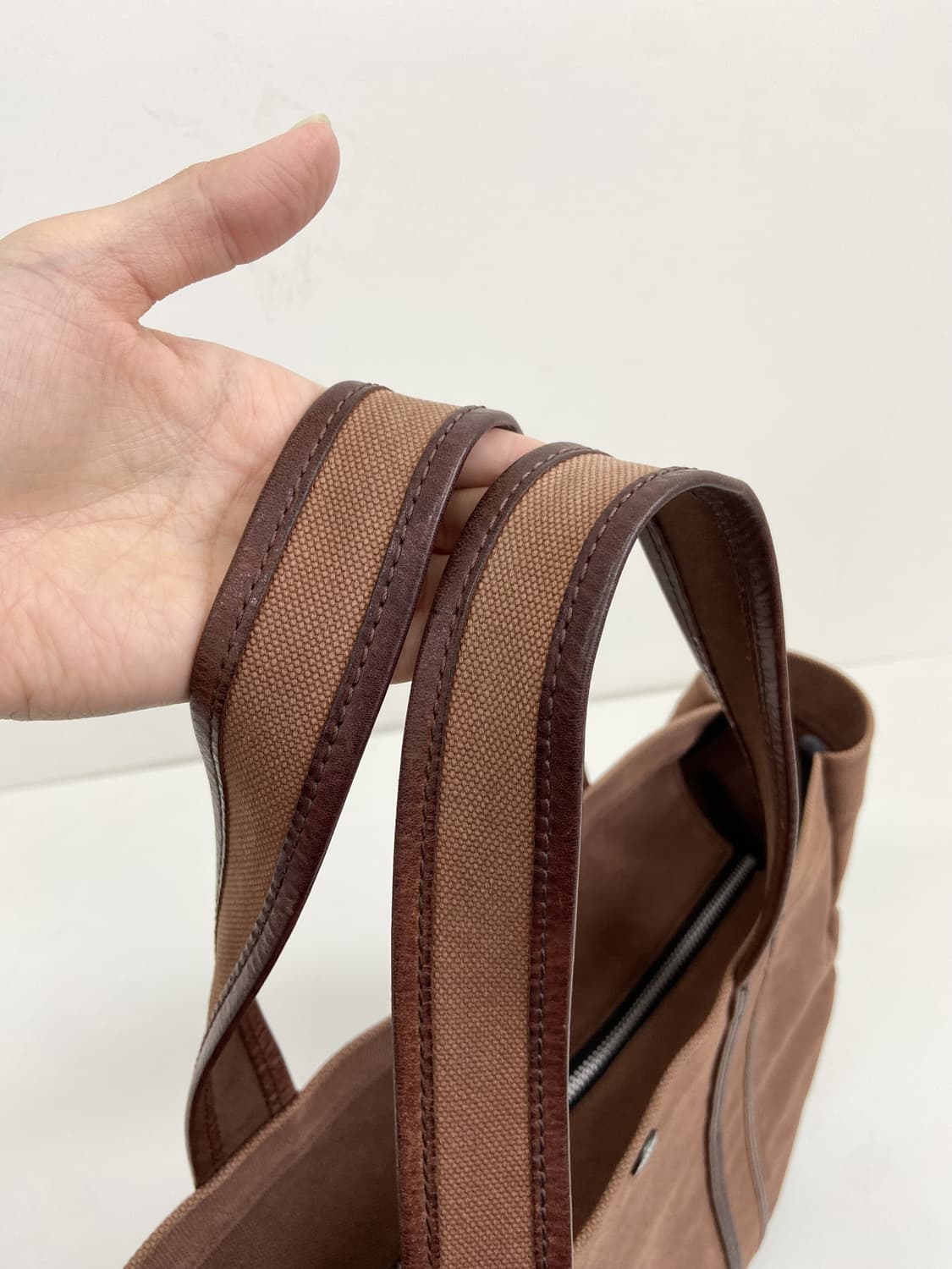 Rug Time Canvas/ Leather Tote Bag 상품이미지7