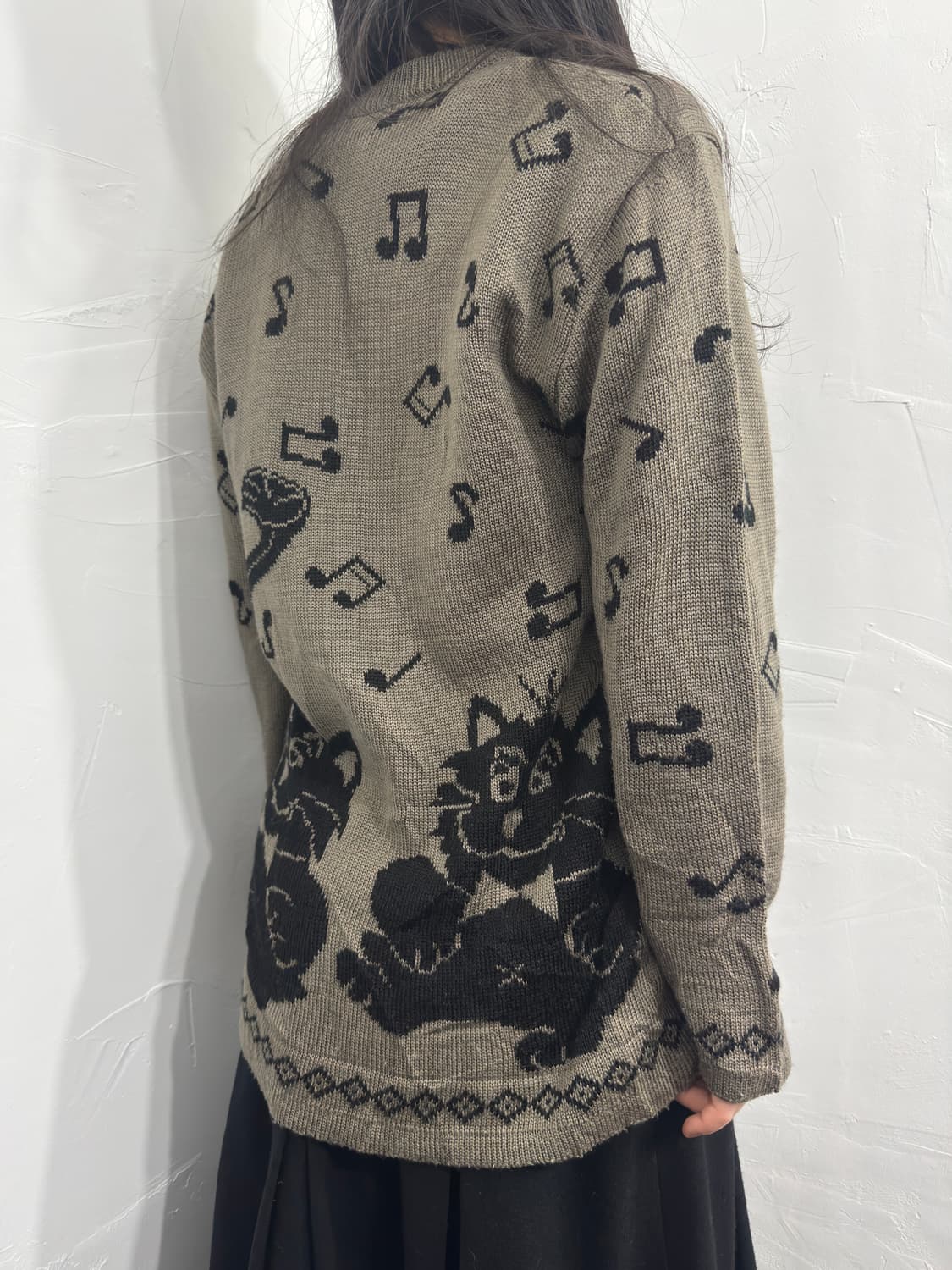 cat&music knit 상품이미지4