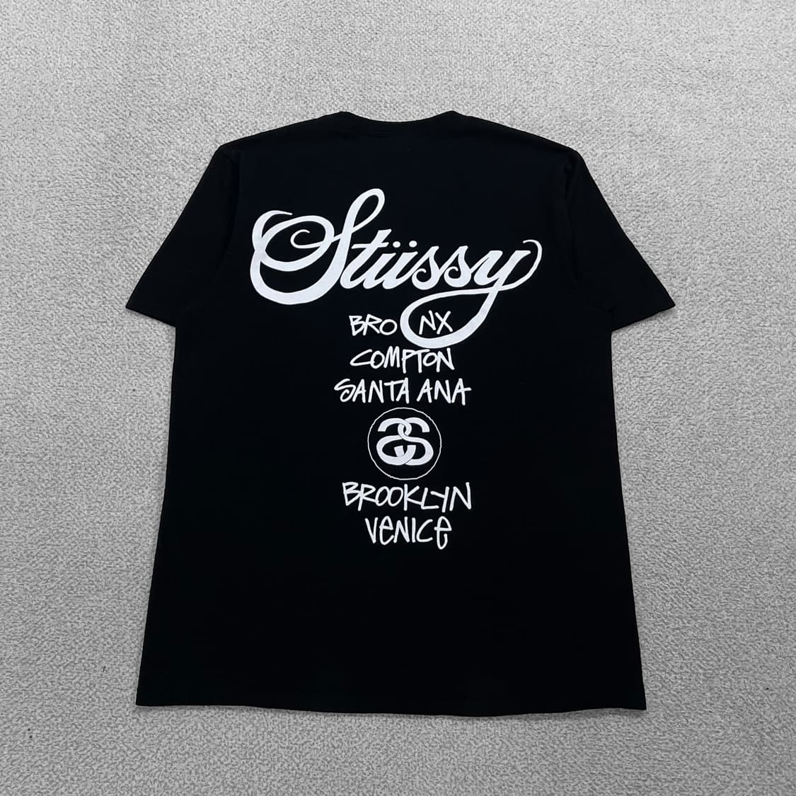 스투시 Stussy 월드투어 반팔티 블랙 상품이미지2