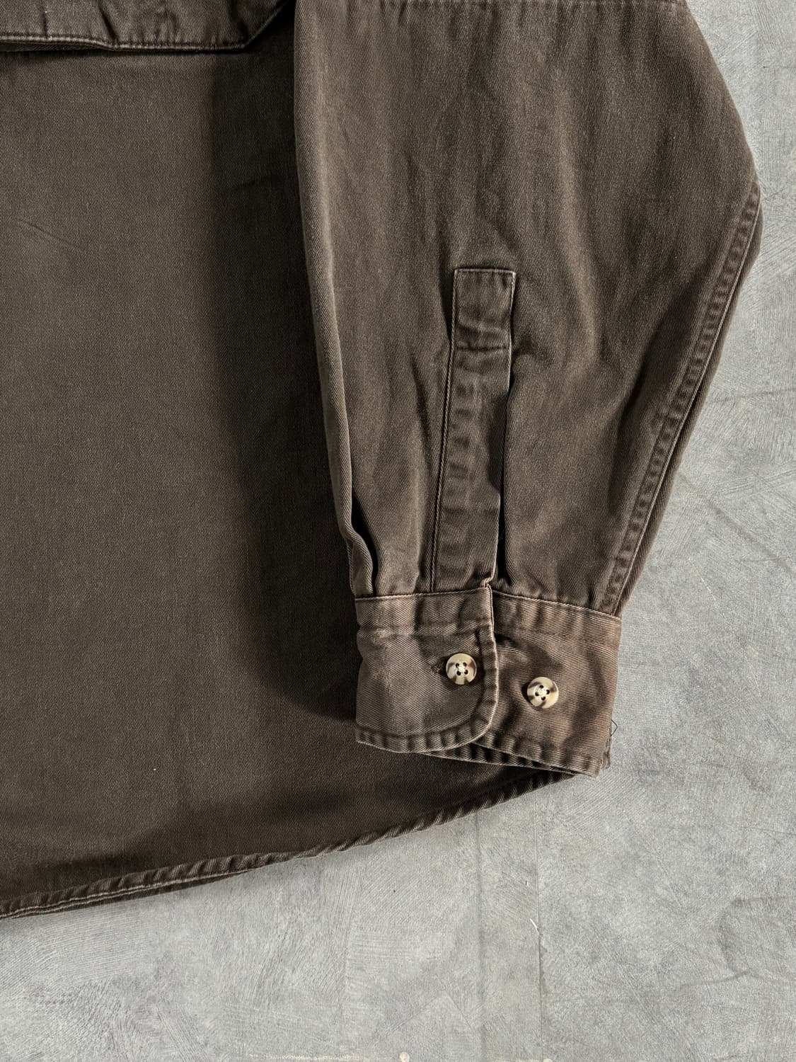 Woolrich 울리치 딥브라운 트윌 코튼 헌팅 셔츠 상품이미지5