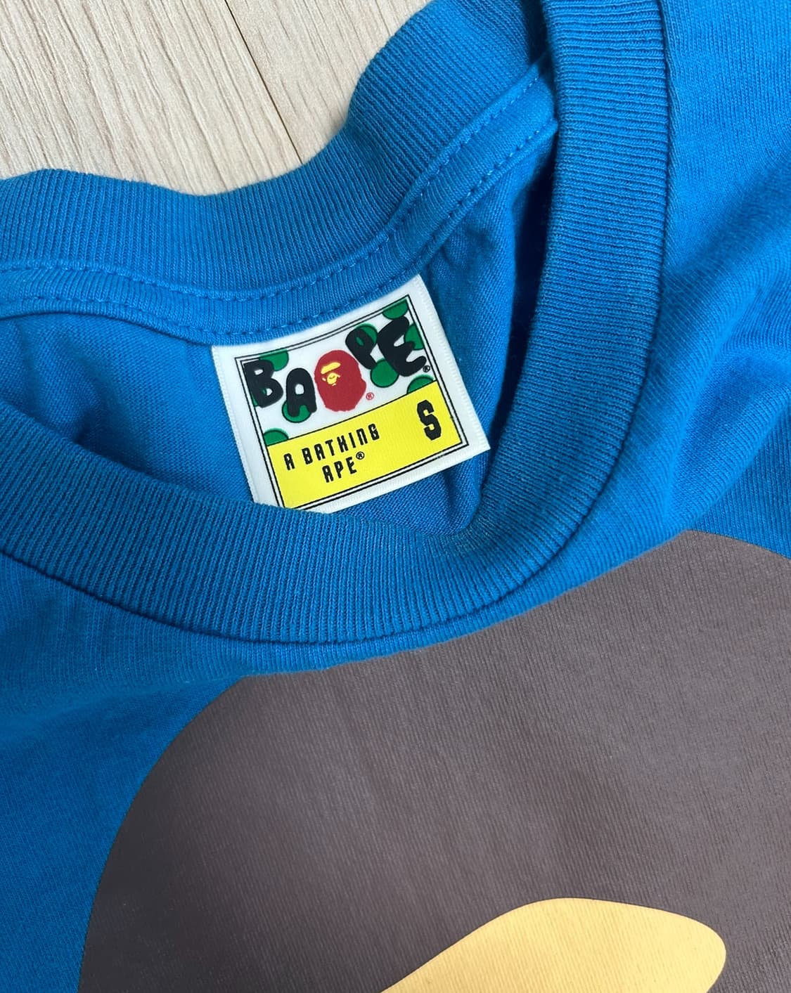 베이프 반팔 블루 s 상품이미지2