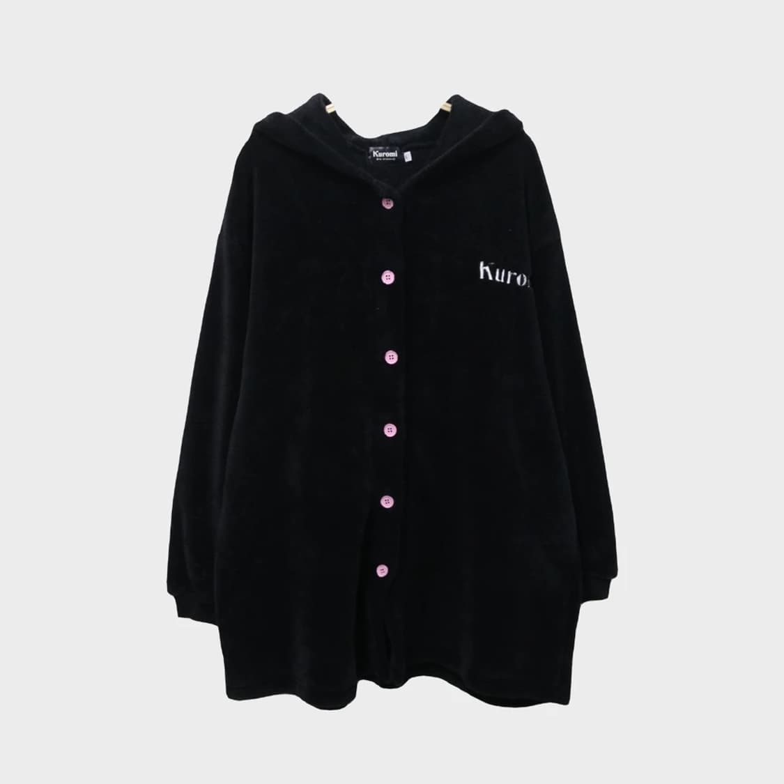 산리오 쿠로미 페이스 후디 자켓 64230 상품이미지2