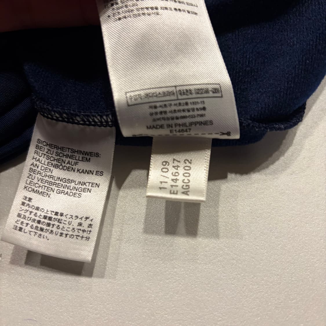 [95] 09s 아디다스 파이어버드 네이비 삼선 트랙탑 져지 C358 상품이미지8