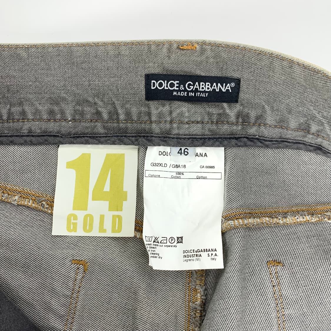 돌체앤가바나 그레이 데님 팬츠 상품이미지9