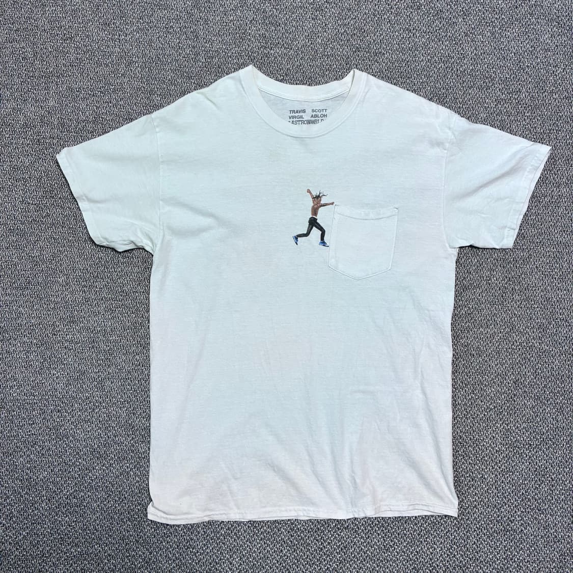 [L] 트레비스 스캇 아스트로월드 버질 아블로 반팔 티셔츠 상품이미지3